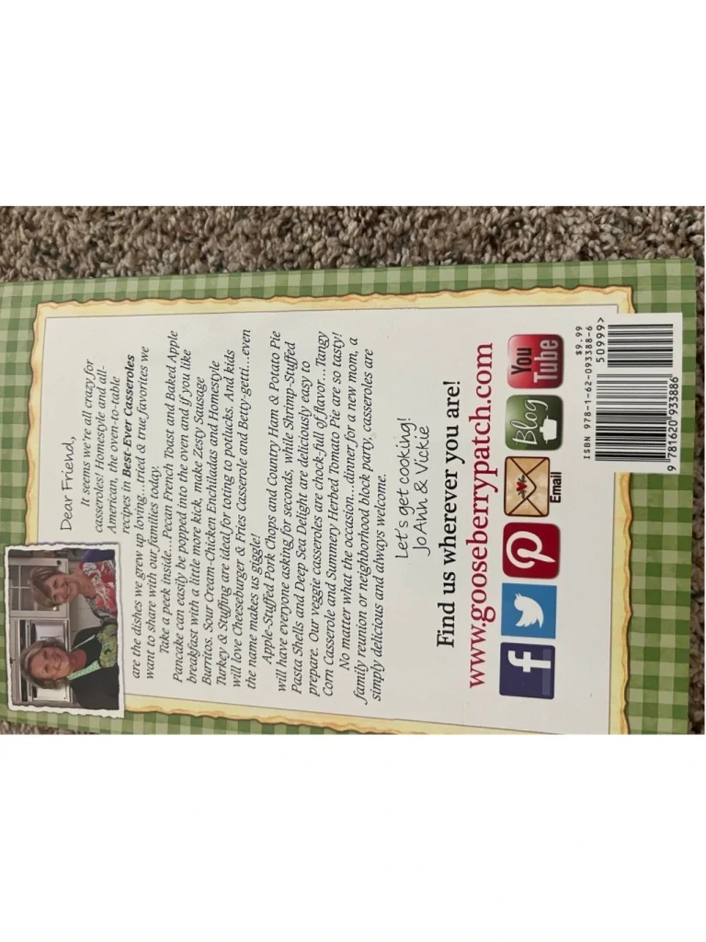 Gooseberry Patch Best-Ever Casseroles Cookbook